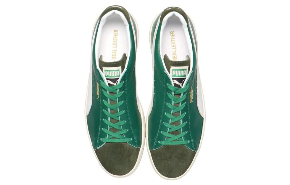 PUMA x SOMA x atmos Suede VTG Made In Japan 'Green' 394682-01 - Image 4