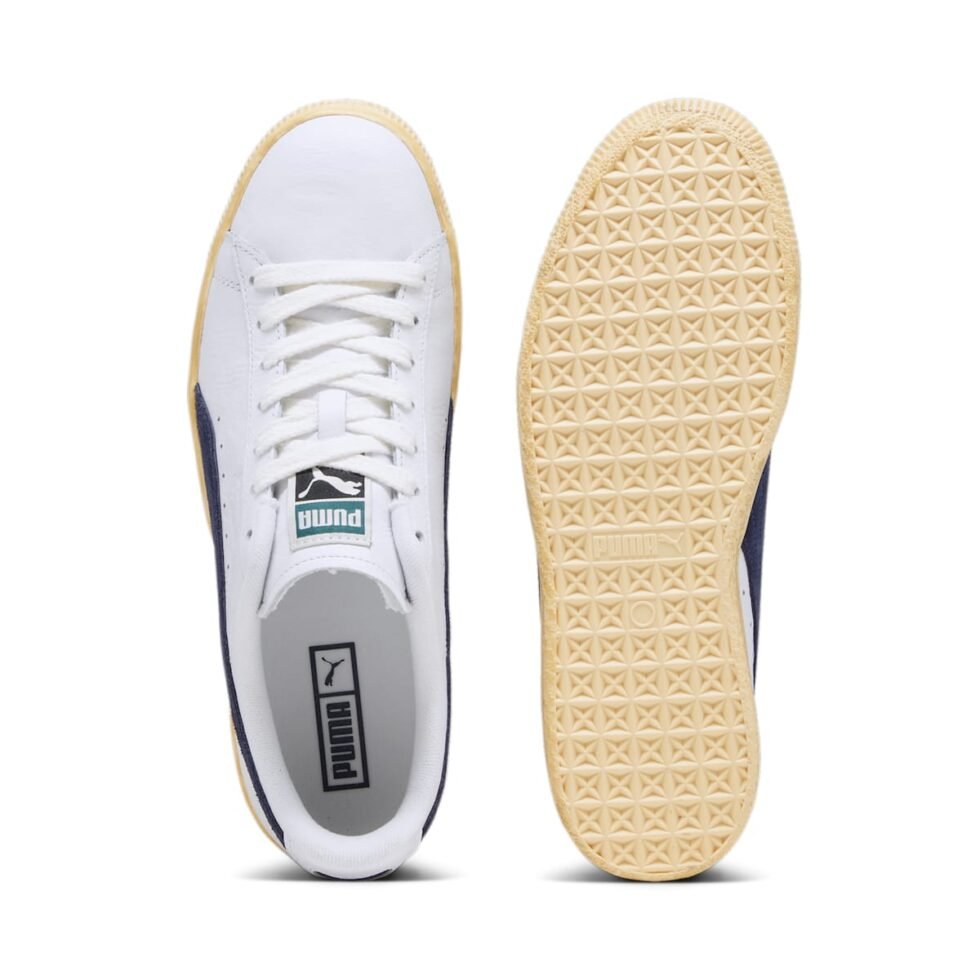 PUMA Clyde Vintage 'White Navy' 394687-01 - Image 4