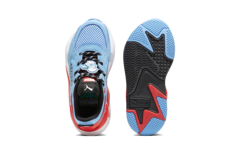 (PS) PUMA RS-X x THE SMURFS 'Team Light Blue' 394784-01 - Image 4