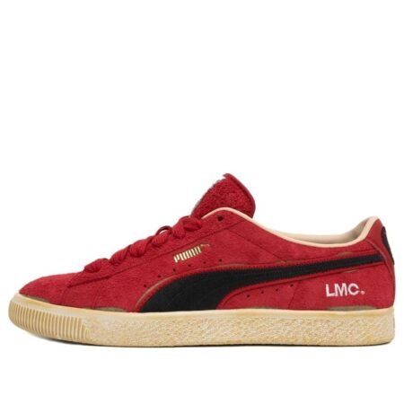 PUMA x LMC Suede VTG Shoes 'Red Black' 394817-01