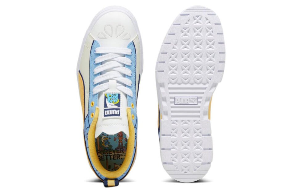 (WMNS) PUMA Mayze x SMURF 'White Flaxen' 394874-01 - Image 5