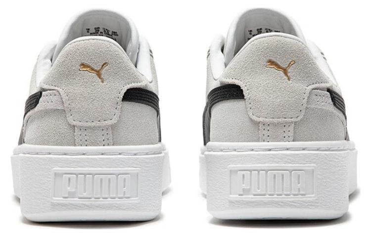 (WMNS) PUMA SuedePlatform 'White and Black' 395225-02 - Image 4