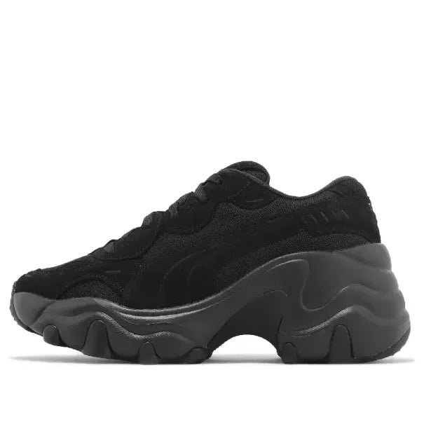 (WMNS) PUMA Pulsar Wedge Suede & Mesh 'Black' 395449-01