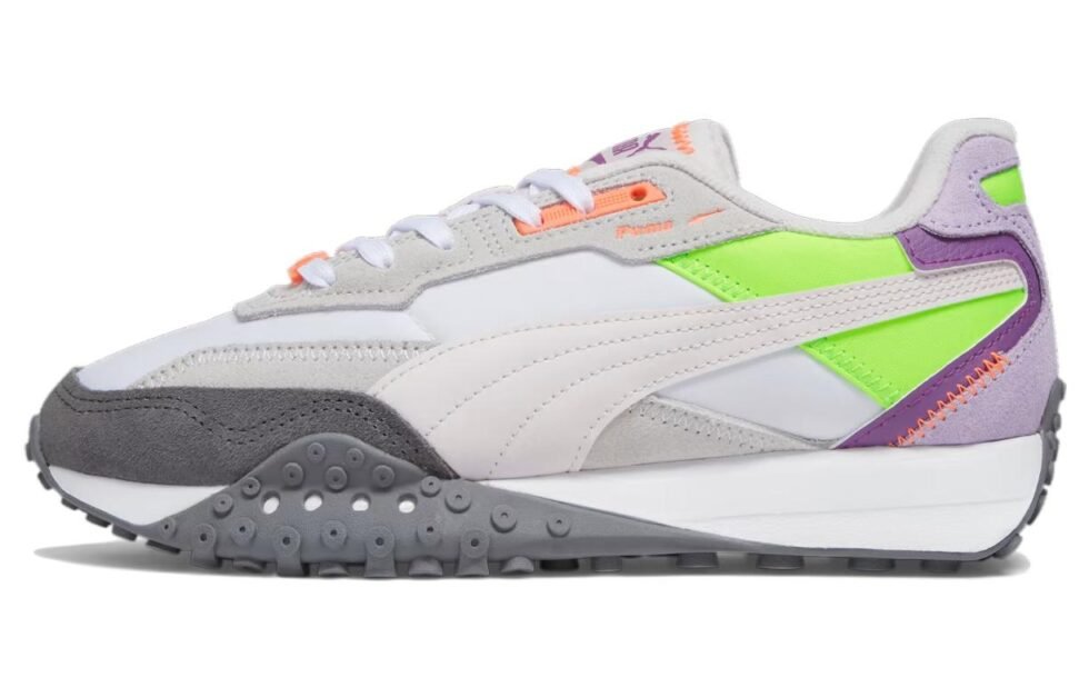 (WMNS) PUMA Blacktop Rider 'Cool Dark Grey Lime' 395461-12 - Image 2
