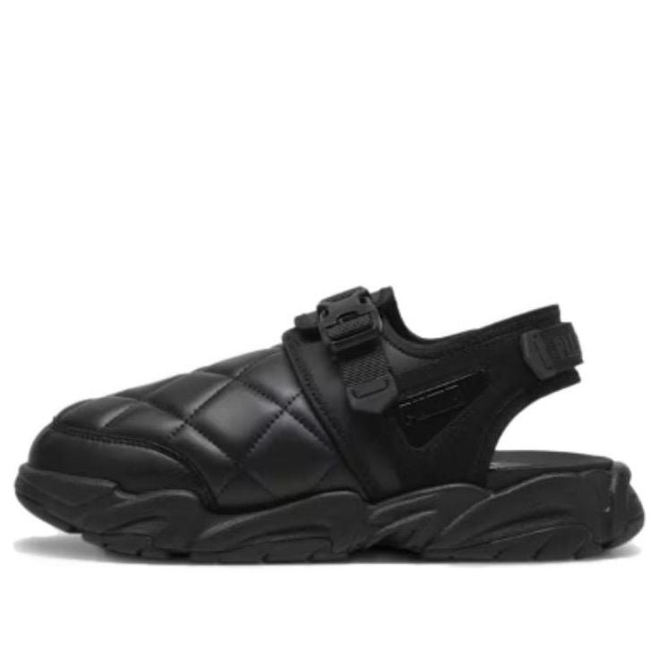 PUMA x PLEASURES TS-01 Quilt Sandals 'Black' 396202-01
