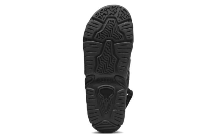 PUMA x PLEASURES TS-01 Quilt Sandals 'Black' 396202-01 - Image 5