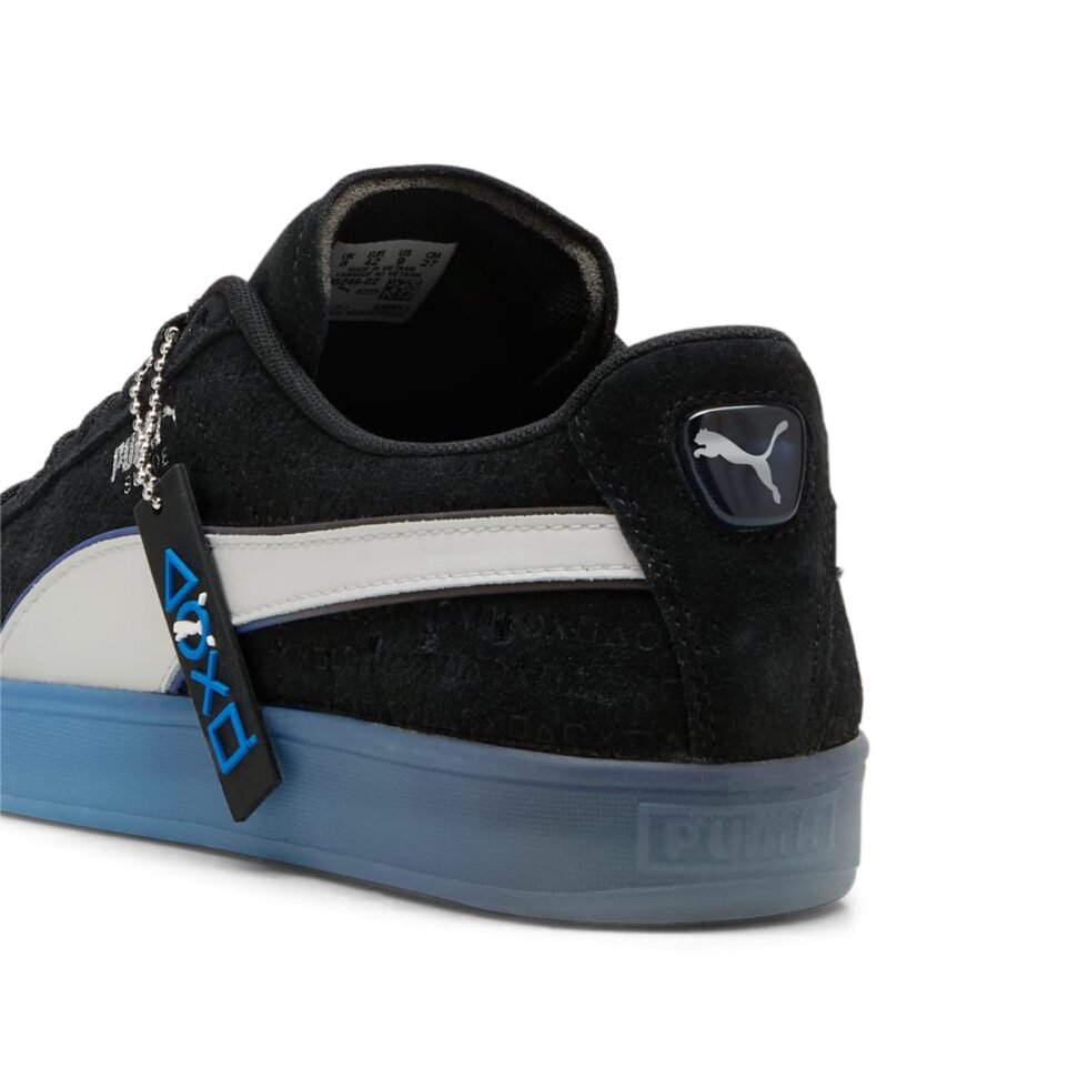 PUMA x Playstation Suede 'Black Glacial Grey' 396246-02 - Image 4