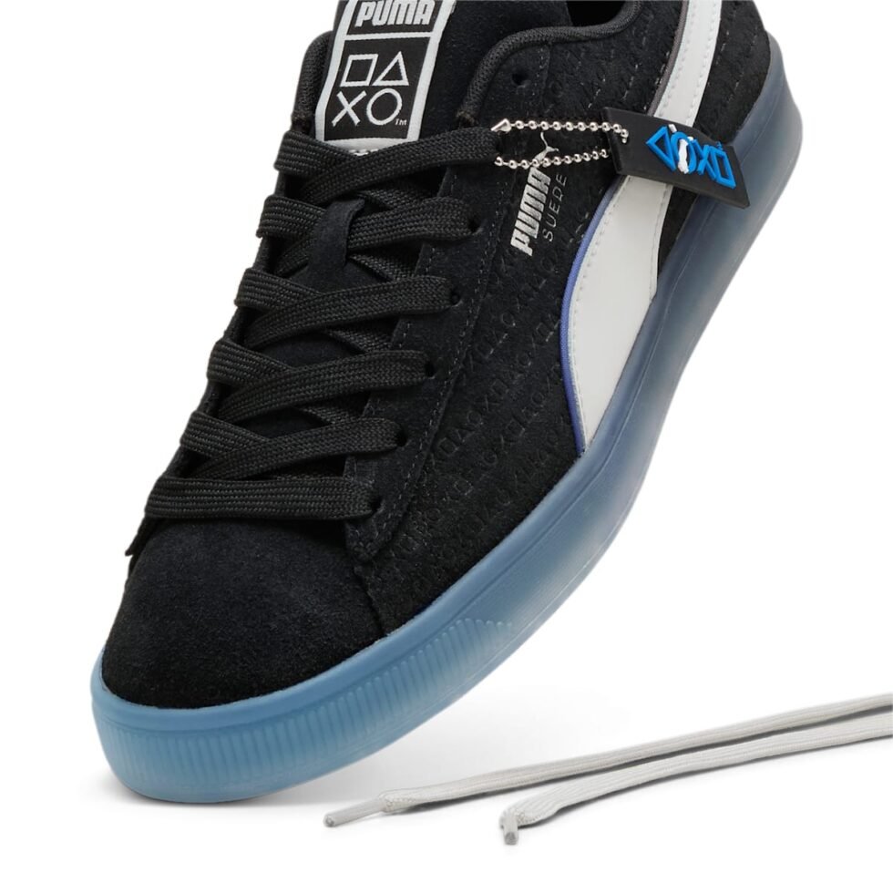 PUMA x Playstation Suede 'Black Glacial Grey' 396246-02 - Image 5