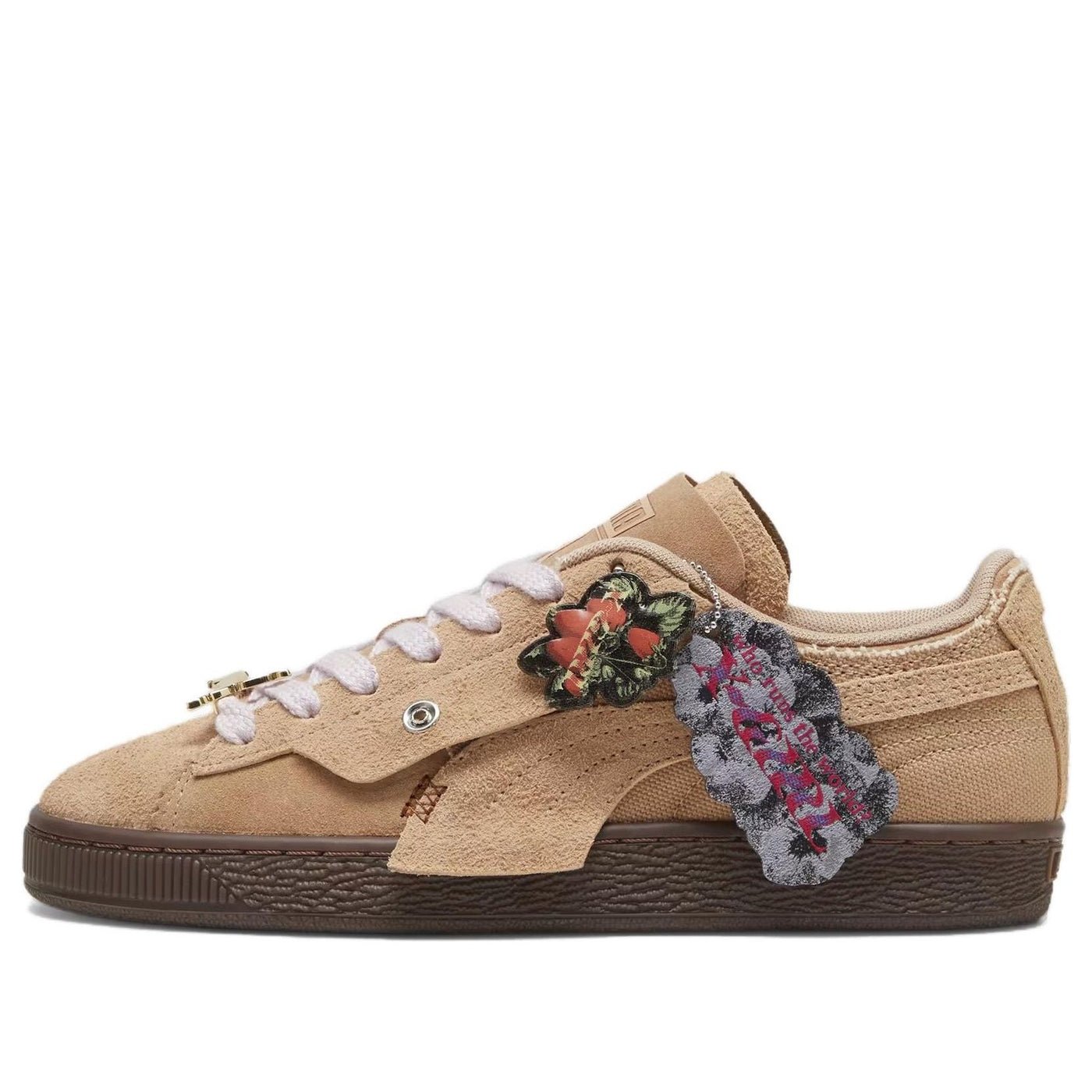 (WMNS) PUMA Suede x X-Girl 'Toasted Almond' 396251-02