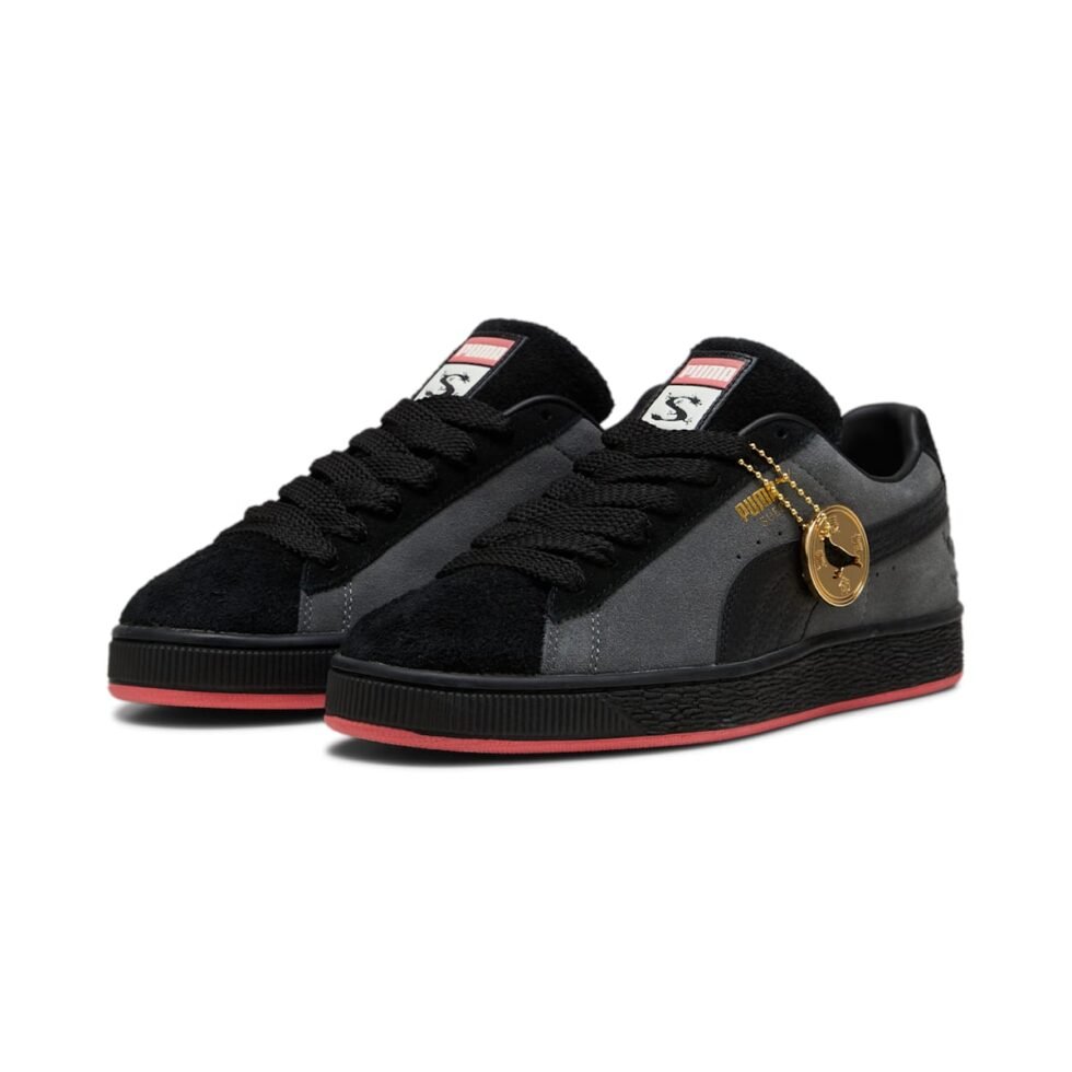 PUMA x STAPLE Suede 'Black Shadow Grey' 396253-01 - Image 3
