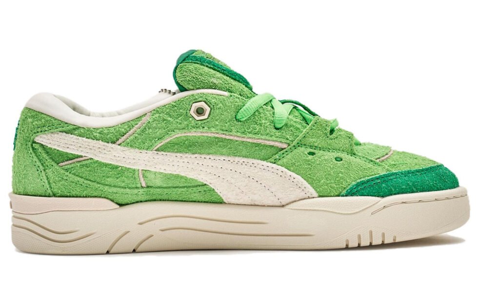 PUMA X Balansa 180 Suede Shoes 'Archive Green' 396326-01 - Image 2