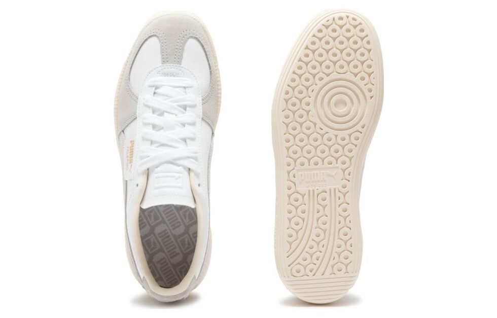 Puma Palermo Leather 'White Cool Light Grey' 396464-02 - Image 7