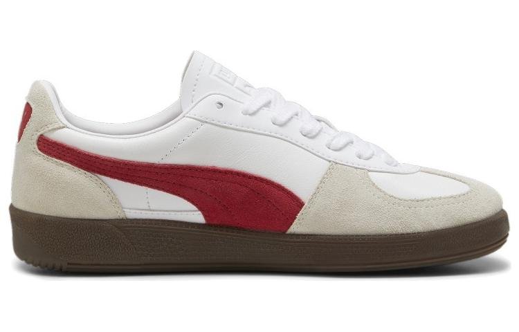 Puma Palermo Leather 'White Club Red' 396464-05 - Image 2