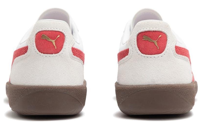 Puma Palermo Leather 'White Club Red' 396464-05 - Image 5