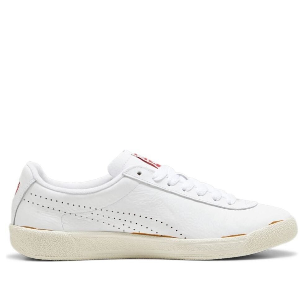 PUMA Clyde Neverworn III 'White Club Red' 396496-01 - Image 2