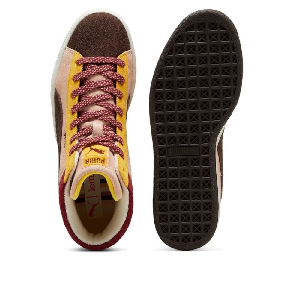 (WMNS) PUMA x lemlem Suede Mid 'Dark Chocolate Rose Quartz' 396629-02 - Image 4
