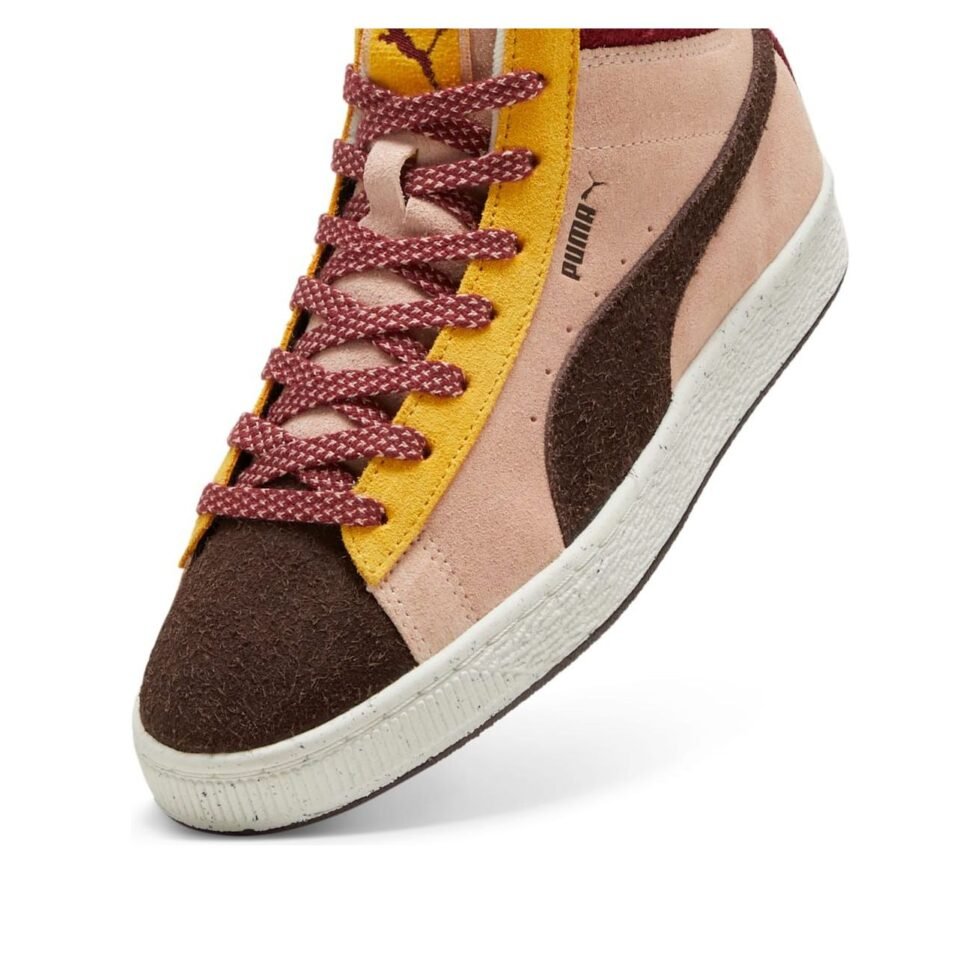 (WMNS) PUMA x lemlem Suede Mid 'Dark Chocolate Rose Quartz' 396629-02 - Image 5