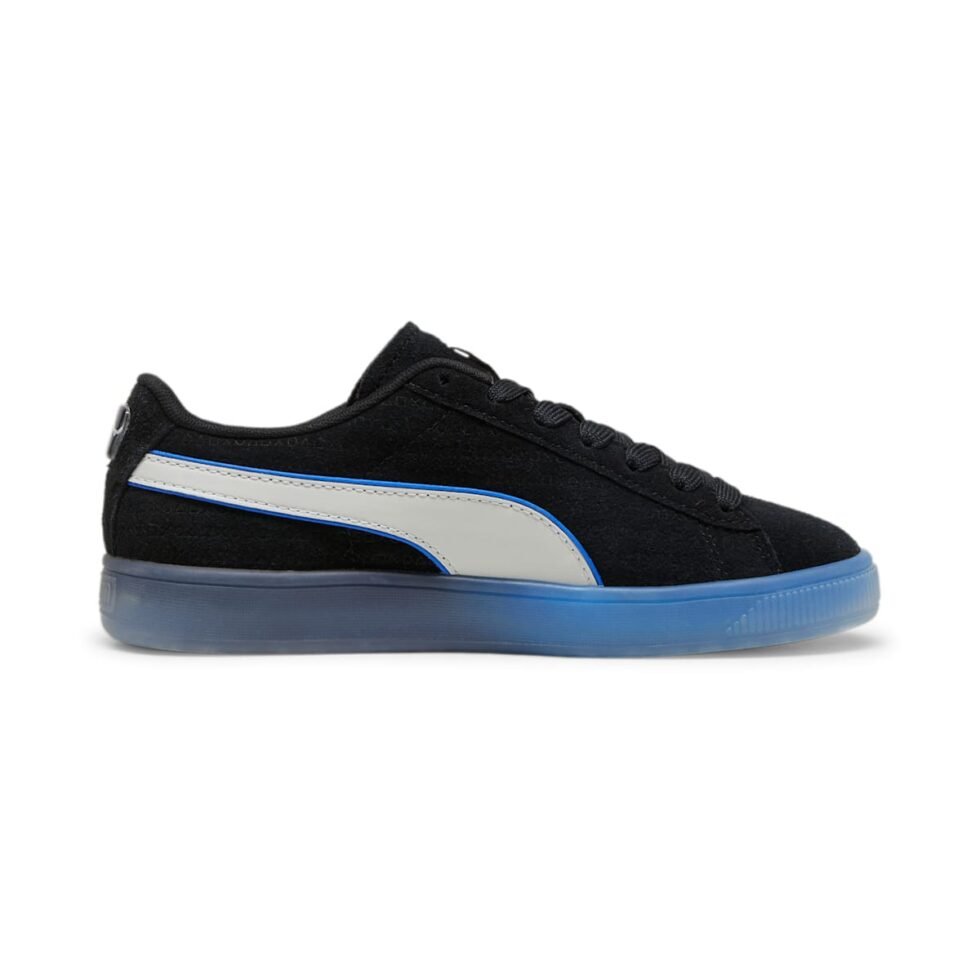 (GS) PUMA PlayStation Suede 'Black Glacial Grey' 396655-02 - Image 2