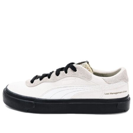 (WMNS) PUMA x LMC Royale Suede Shoes 'White-Sand Dune' 396957-01