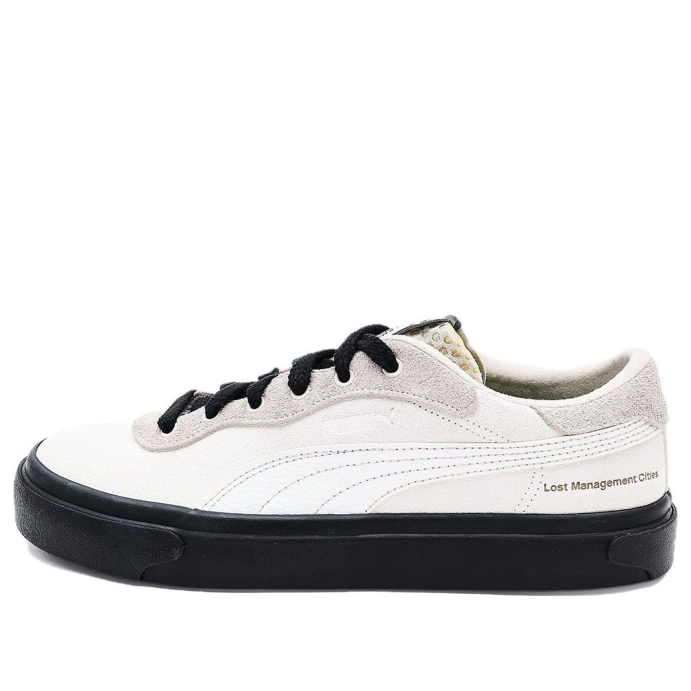 (WMNS) PUMA x LMC Royale Suede Shoes 'White-Sand Dune' 396957-01