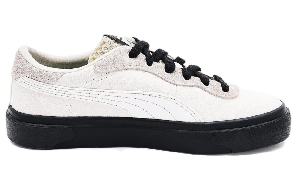 (WMNS) PUMA x LMC Royale Suede Shoes 'White-Sand Dune' 396957-01 - Image 2