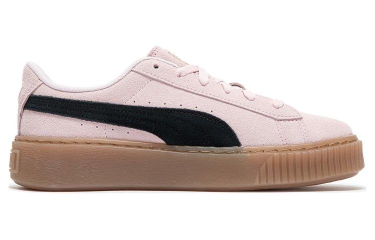 (WMNS) PUMA Suede Platform Shoes 'Pink Black Gum' 397233-05 - Image 3