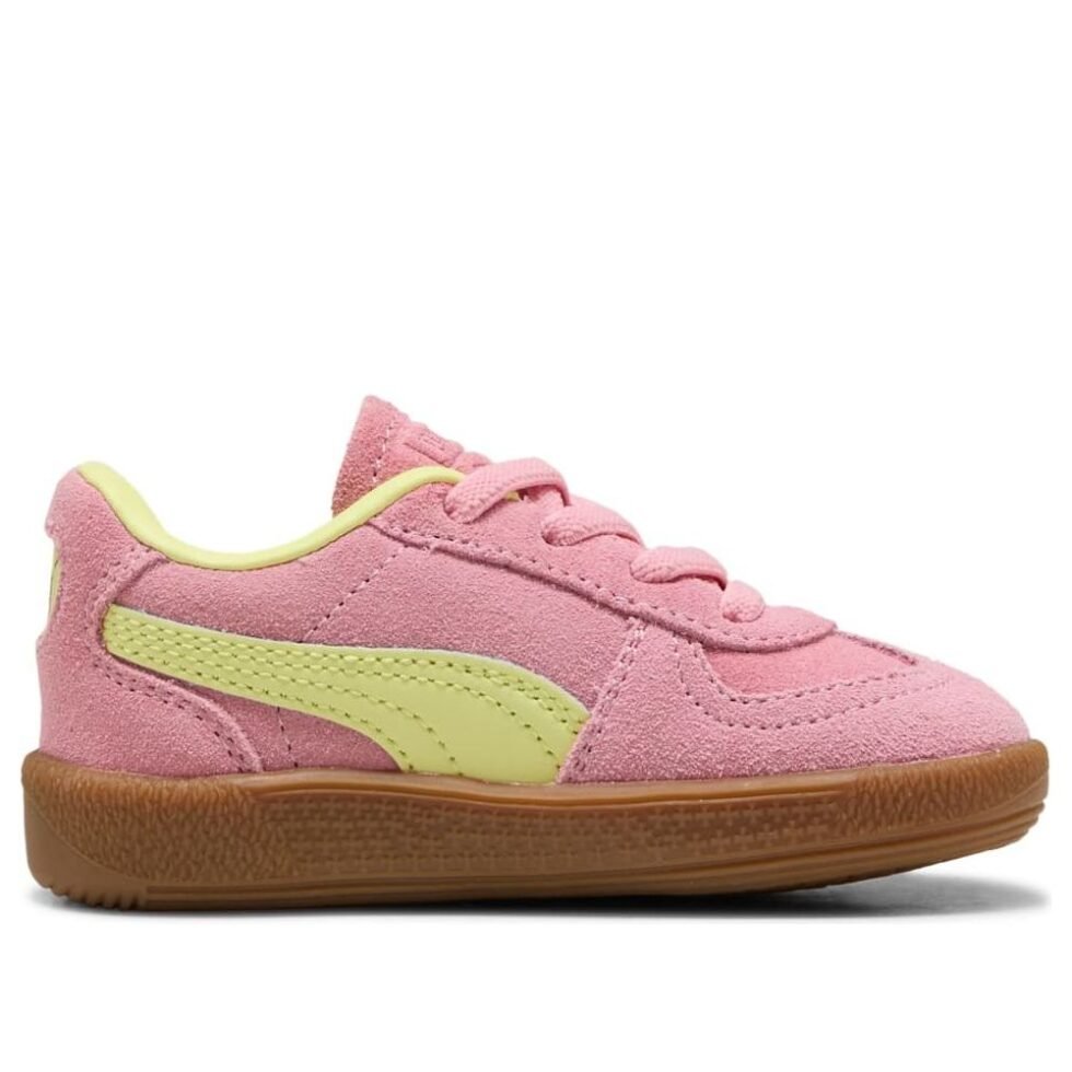 (TD) PUMA Palermo 'Pinkscape Fresh Yellow' 397274-43 - Image 2