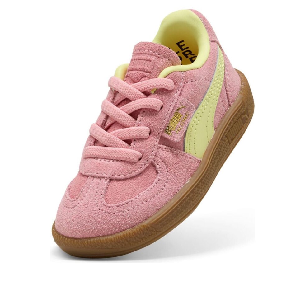 (TD) PUMA Palermo 'Pinkscape Fresh Yellow' 397274-43 - Image 3