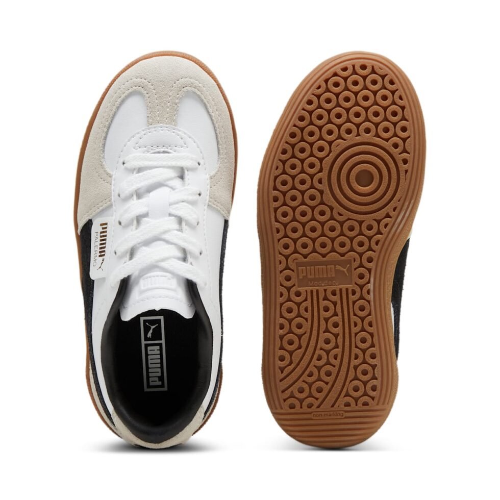 (PS) Puma Palermo Leather 'White Black Gum' 397276-01 - Image 4