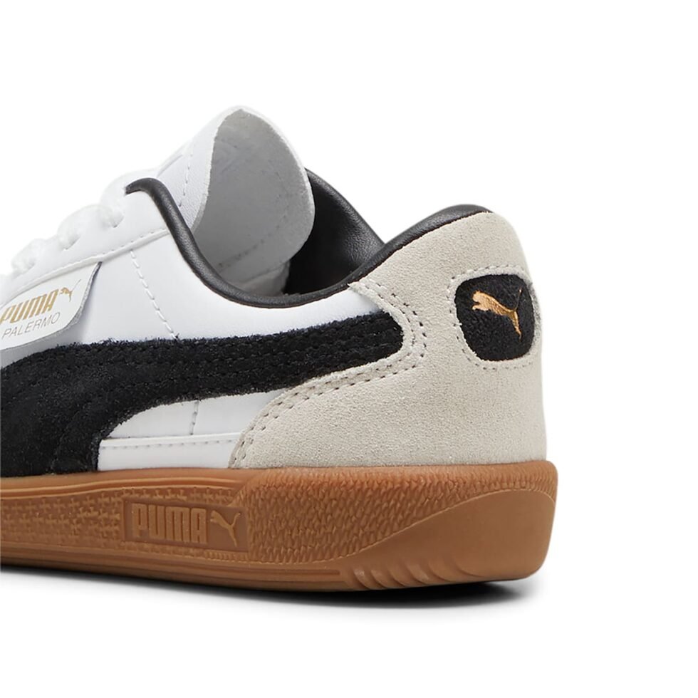 (PS) Puma Palermo Leather 'White Black Gum' 397276-01 - Image 6