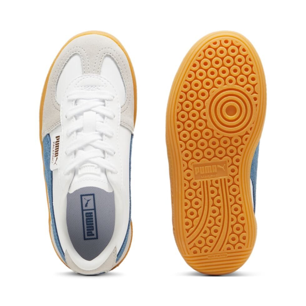 (PS) Puma Palermo Leather 'White Blue Horizon Gum' 397276-04 - Image 4