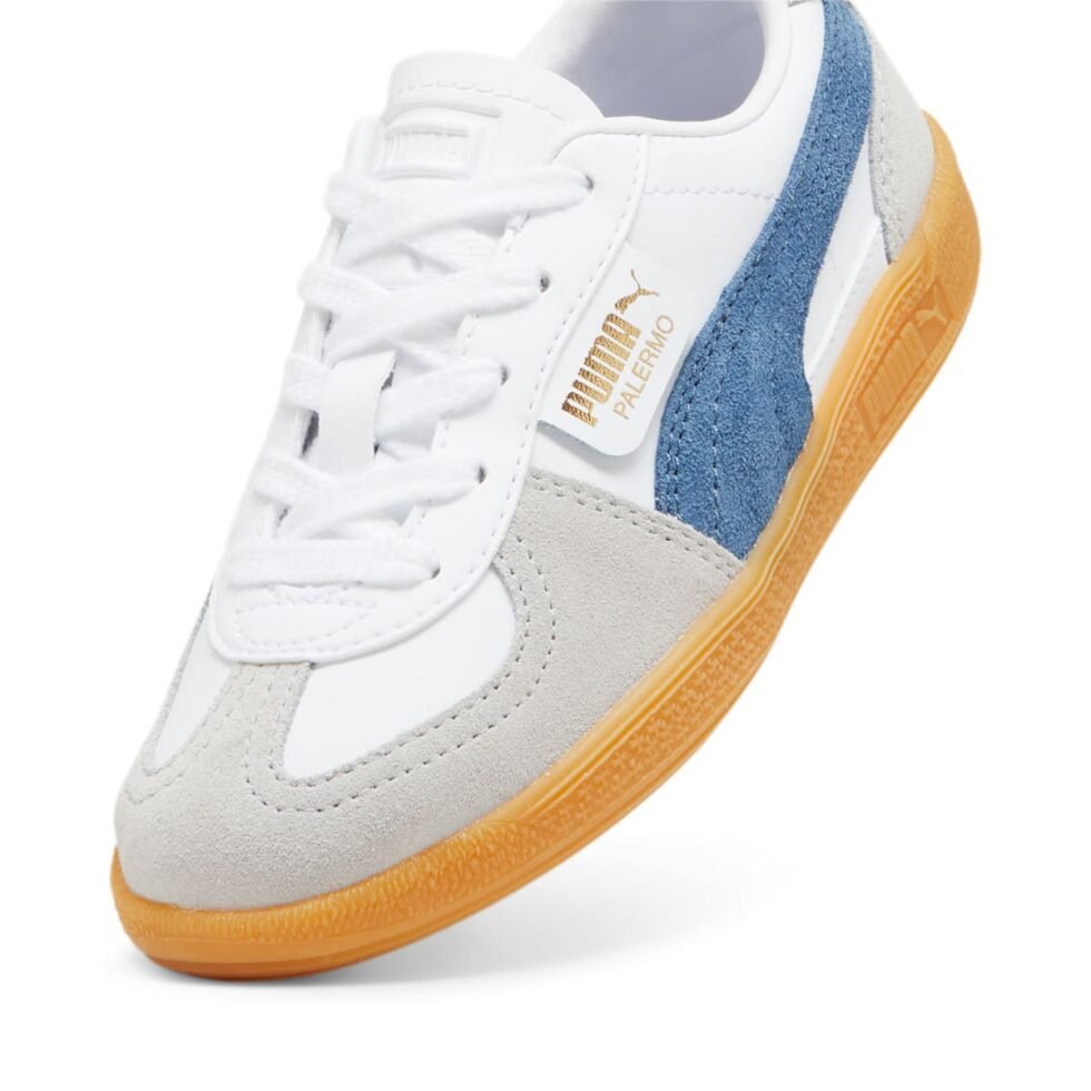 (PS) Puma Palermo Leather 'White Blue Horizon Gum' 397276-04 - Image 5