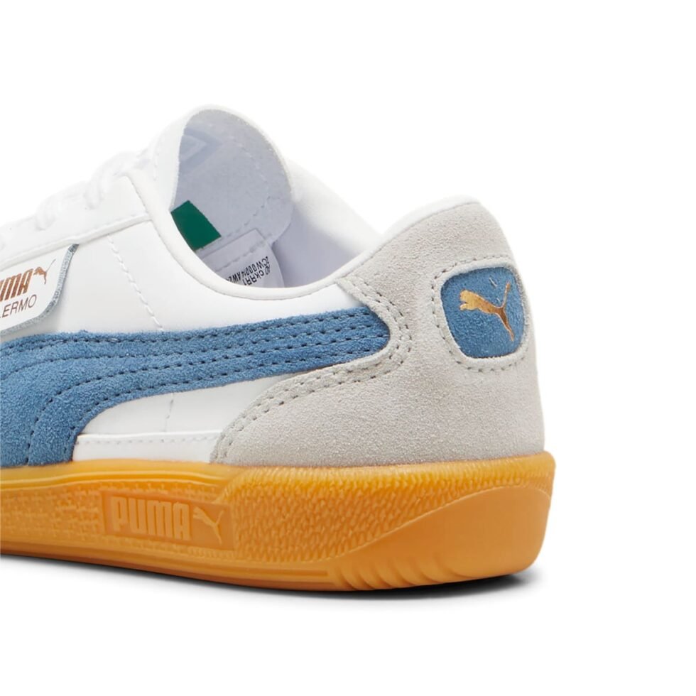 (PS) Puma Palermo Leather 'White Blue Horizon Gum' 397276-04 - Image 6