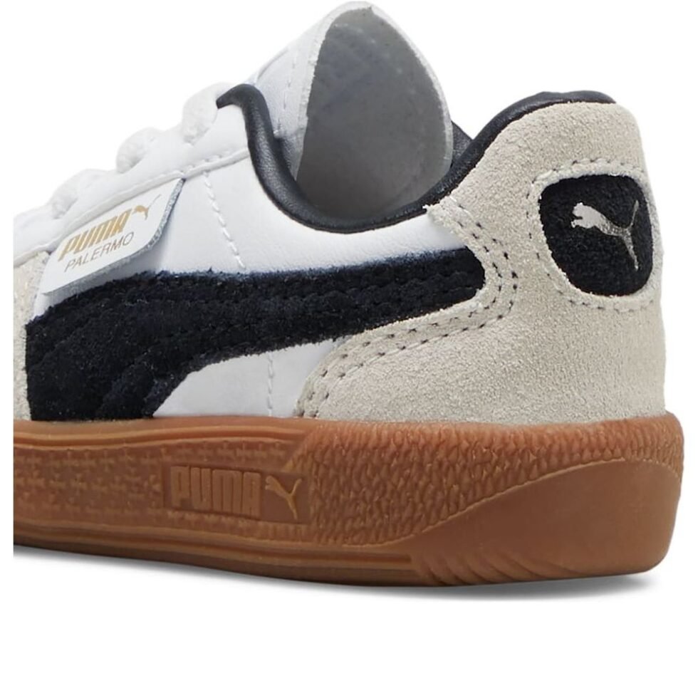 (TD) Puma Palermo Leather 'White Black Gum' 397277-01 - Image 6