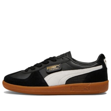 (WMNS) Puma Palermo 'Black Feather Grey Gum' 397647-03