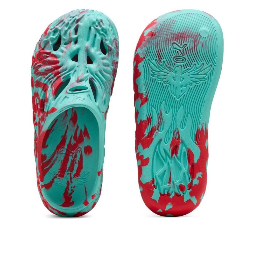 PUMA MB.04 Slides 'Aquatic For All Time Red' 397665-15 - Image 3