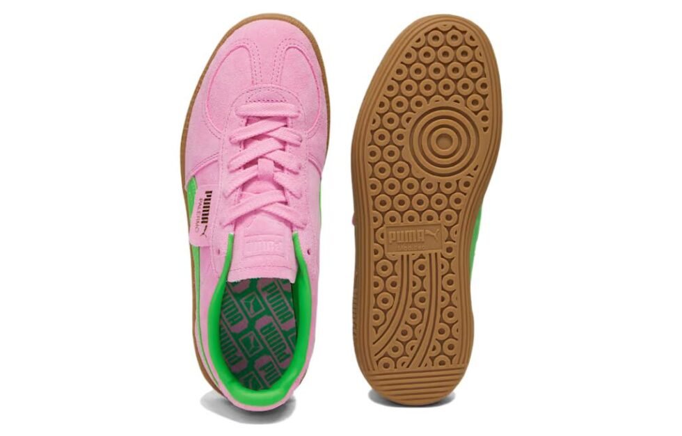 (WMNS) Puma Palermo 'Pink Delight Green' 397858-01 - Image 4