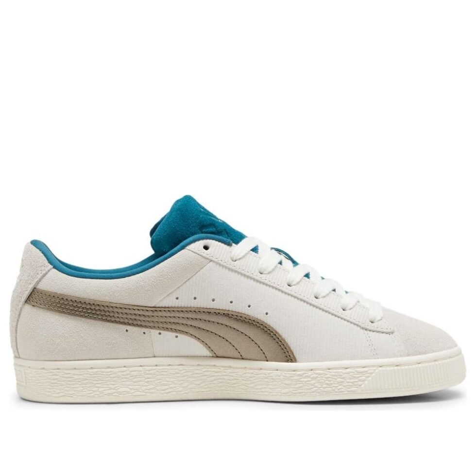 PUMA Play Loud Suede 'Warm White Cold Green' 398190-02 - Image 2