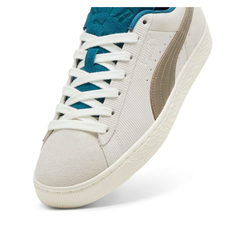 PUMA Play Loud Suede 'Warm White Cold Green' 398190-02 - Image 5