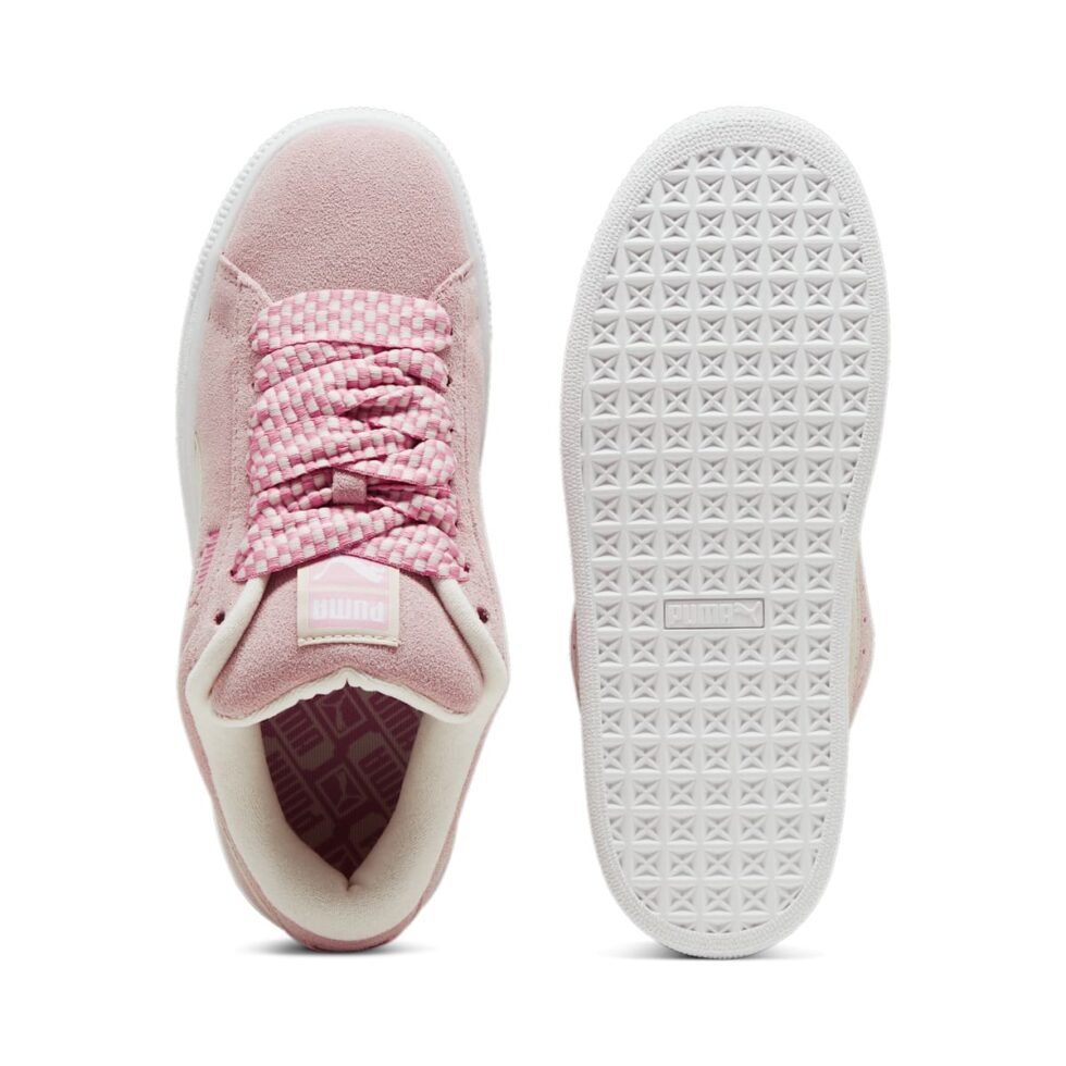 (WMNS) PUMA Suede XL Lace 'Mauve Mist White' 398310-02 - Image 4