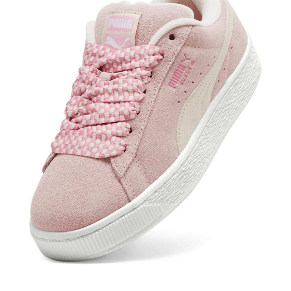(WMNS) PUMA Suede XL Lace 'Mauve Mist White' 398310-02 - Image 5
