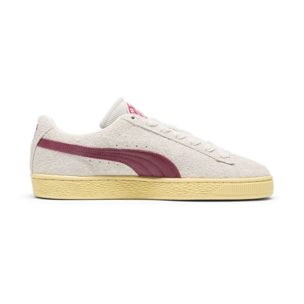 PUMA x Palm Tree Crew Suede R 'Vapor Grey Club Red' 398343-01 - Image 2