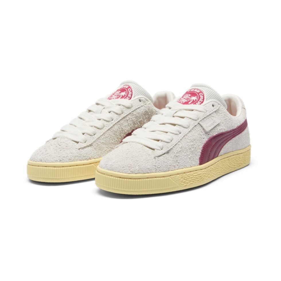 PUMA x Palm Tree Crew Suede R 'Vapor Grey Club Red' 398343-01 - Image 3