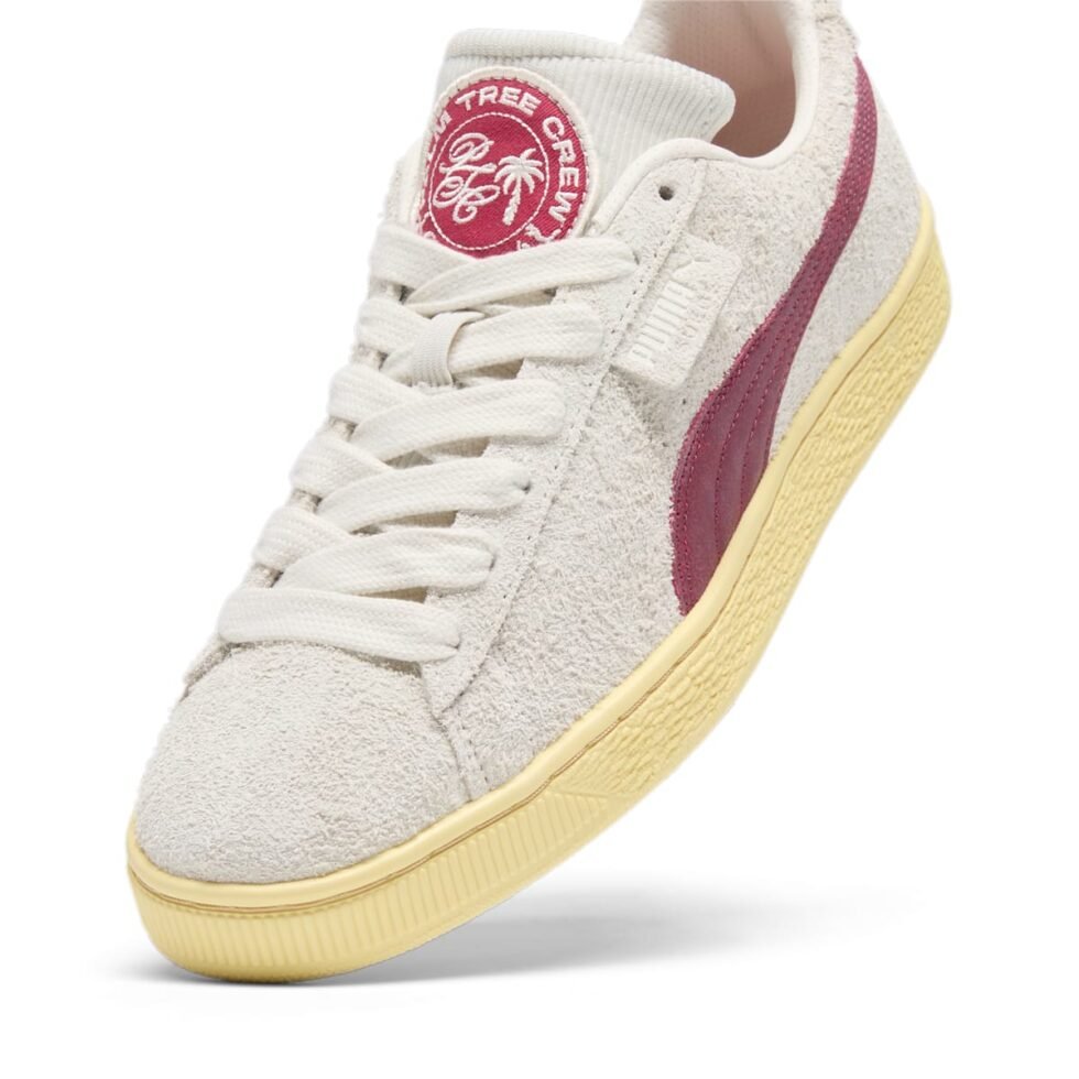 PUMA x Palm Tree Crew Suede R 'Vapor Grey Club Red' 398343-01 - Image 5