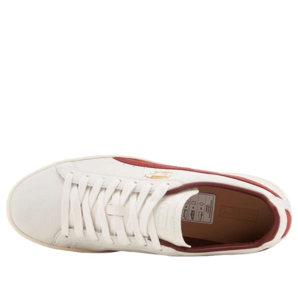PUMA Clyde Made in Italy 'White Intense Red' 398509-02 - Image 3