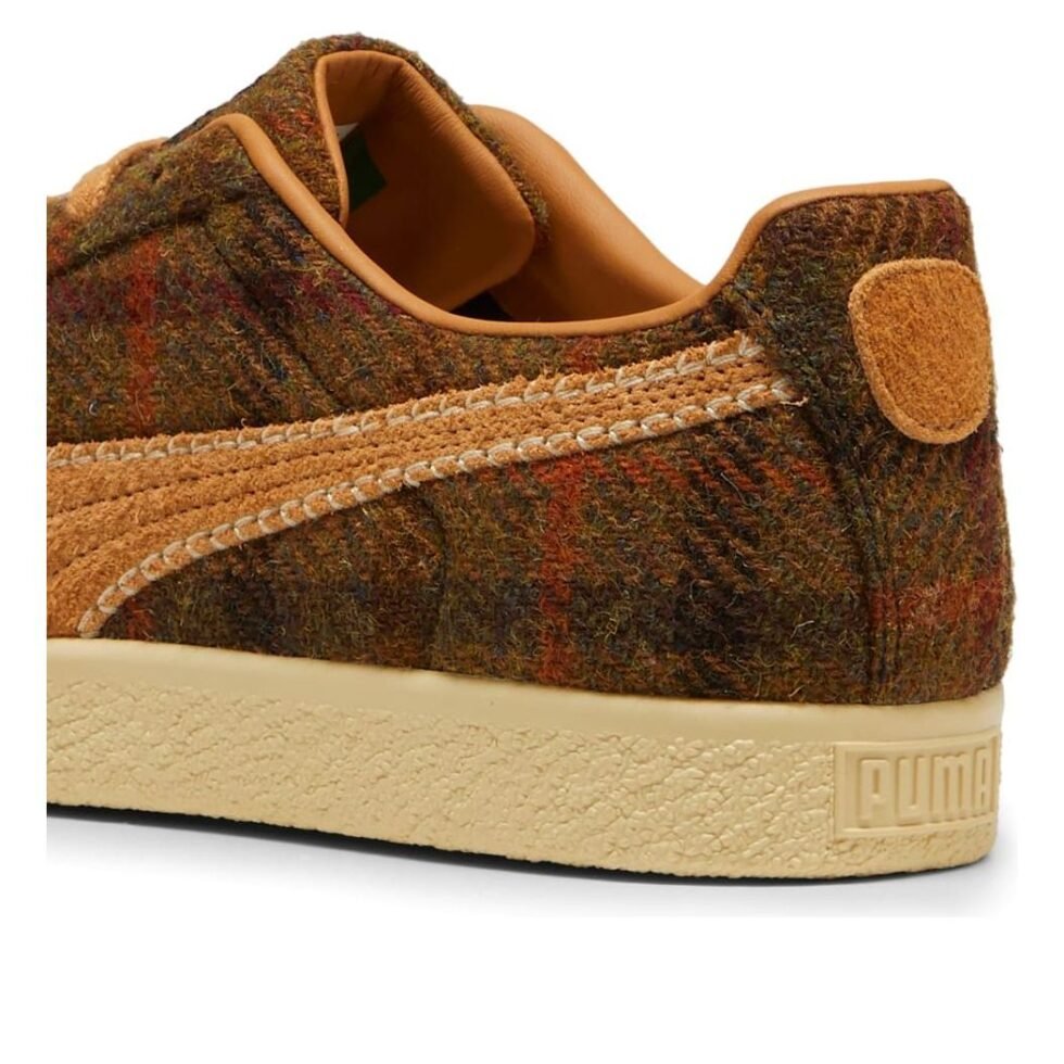 PUMA Clyde 'Harris Tweed Chamomile Caramel Latte' 398512-02 - Image 6