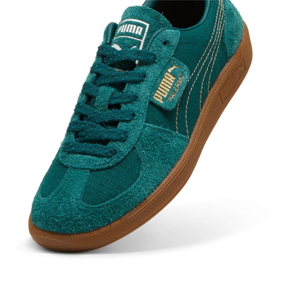(WMNS) Puma Palermo Texture 'Dark Myrtle Gold' 398523-01 - Image 5
