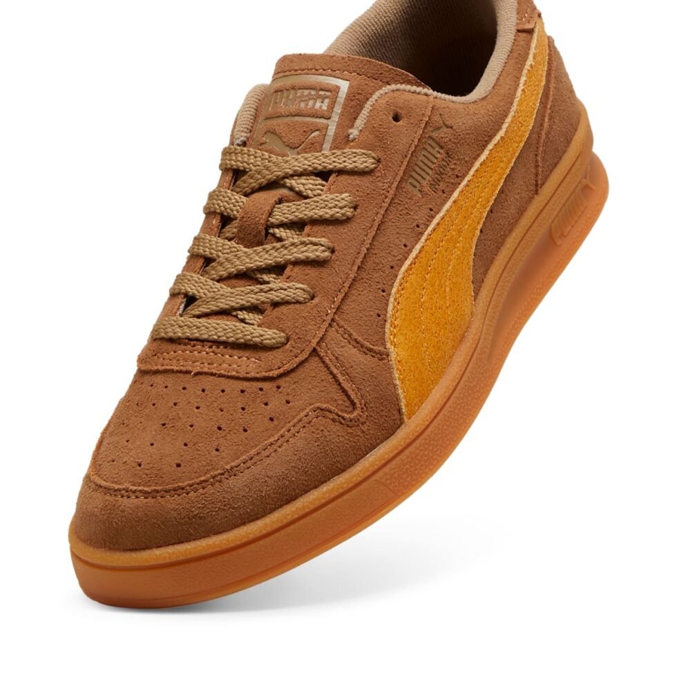PUMA Indoor R Suede 'Chocolate Chip Sport Yellow' 398531-02 - Image 5