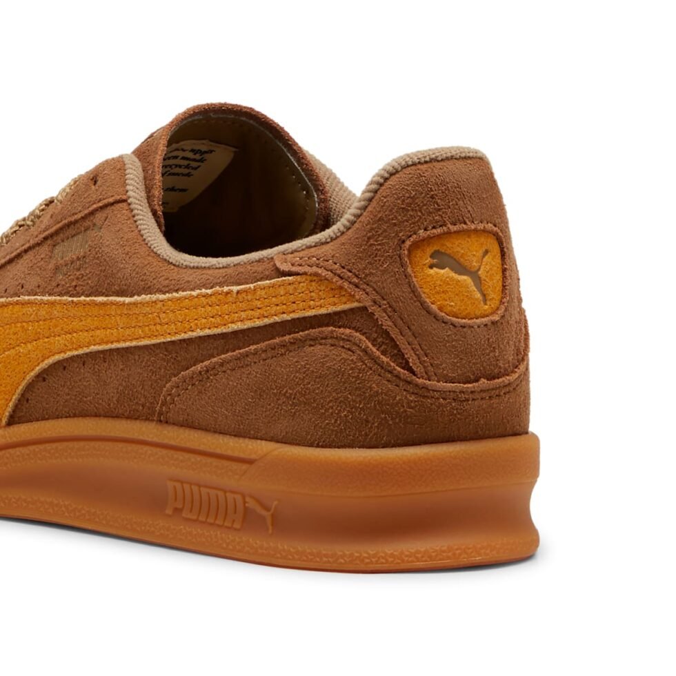 PUMA Indoor R Suede 'Chocolate Chip Sport Yellow' 398531-02 - Image 6