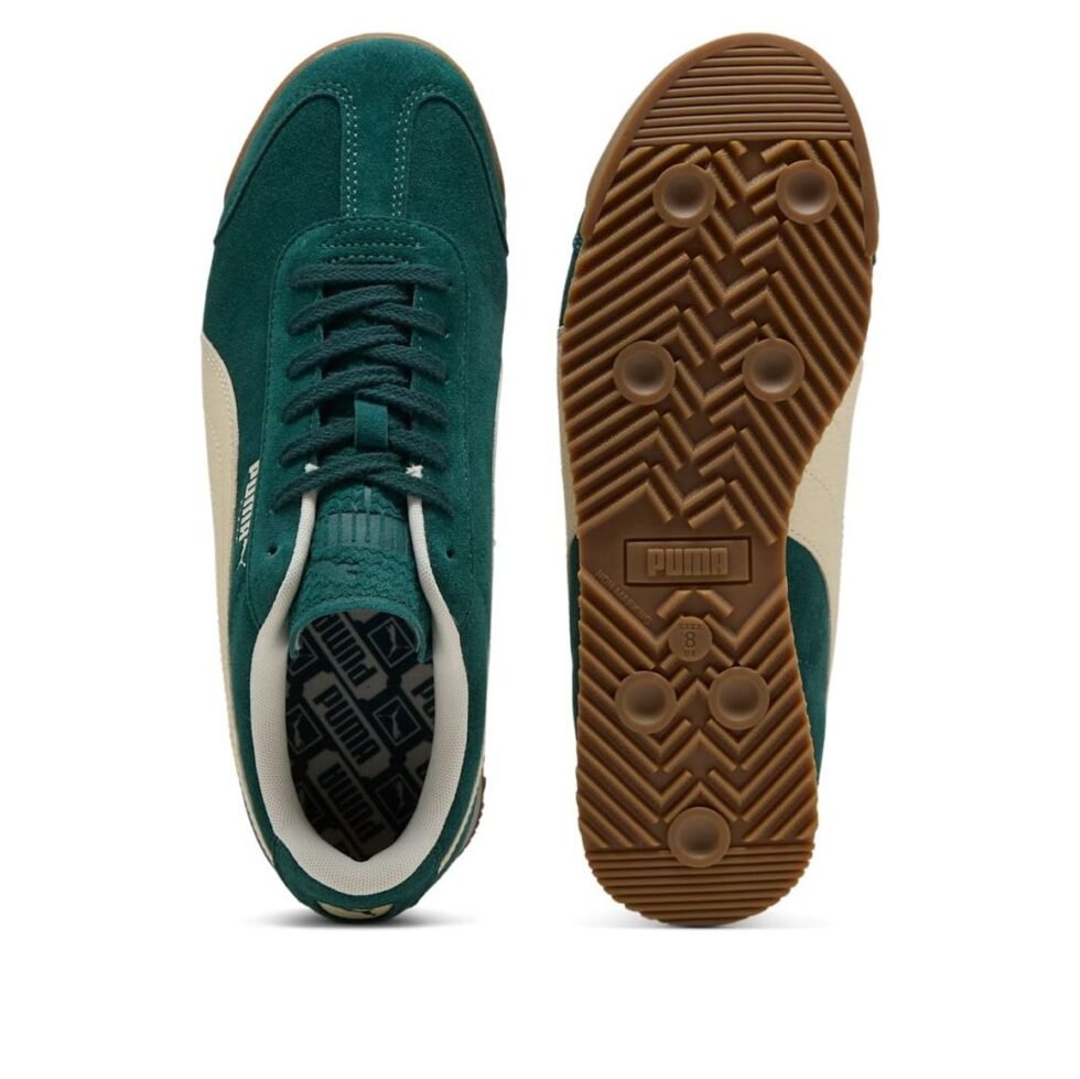 PUMA Roma Suede 'Green Terrain Alpine Snow' 398635-10 - Image 3